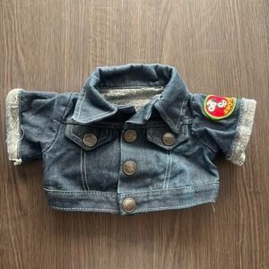 Snoopy Denim Jacket  For Toy Plush Teddy Bear Doll Clothes